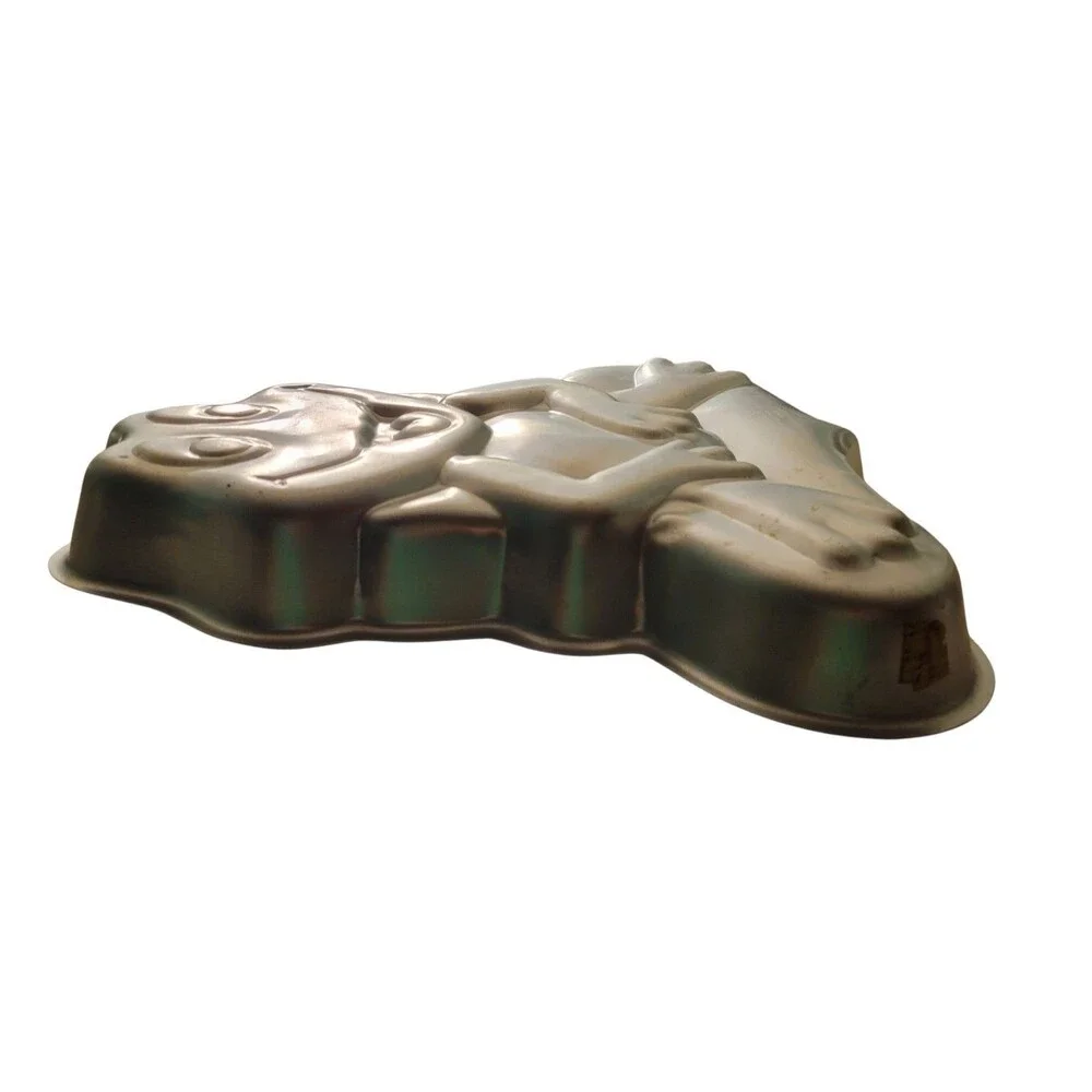 Wilton 1979 Vintage Aluminum Frog Cake Pan Mold #502-1816 Made In Korea